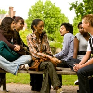 Group of young people