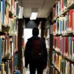 Person in Library