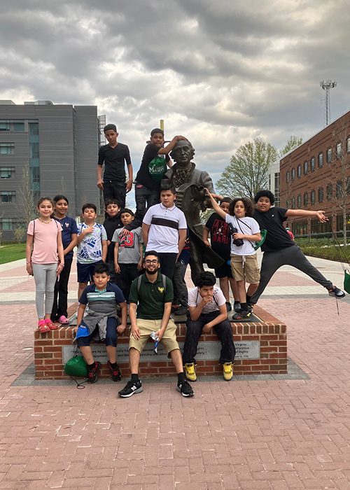 Group of teens